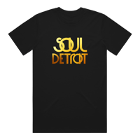 Soul Detroit | Unisex T-Shirt | Black | Gold Foil