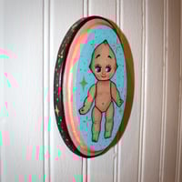 Image 2 of Kewpie Painted Wood Plaque
