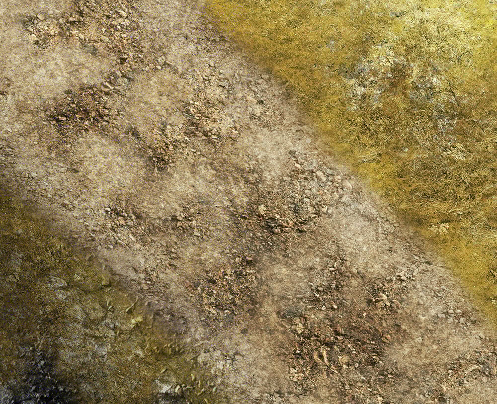 Image of Mountainside With Road -- #2370 -- 6'x4' plus