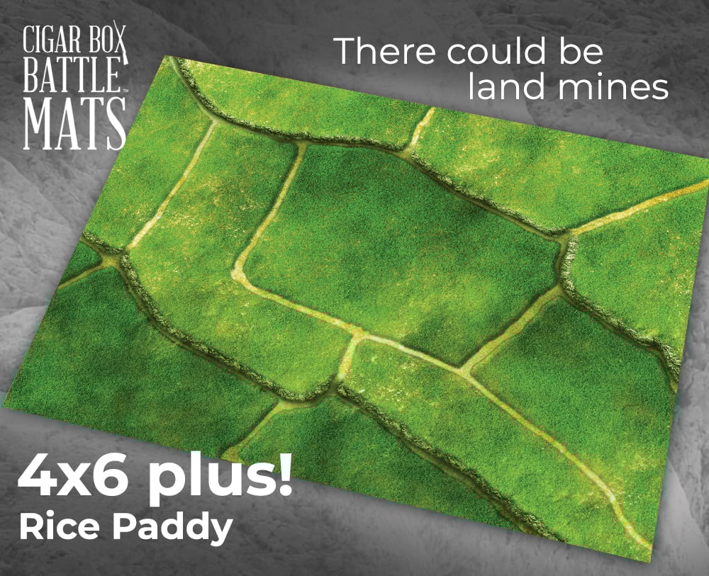 Image of Rice Paddy -- #2390 -- 6'x4' plus