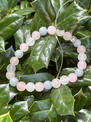 8mm Trans Flag Stretch Bracelet
