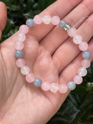 8mm Trans Flag Stretch Bracelet