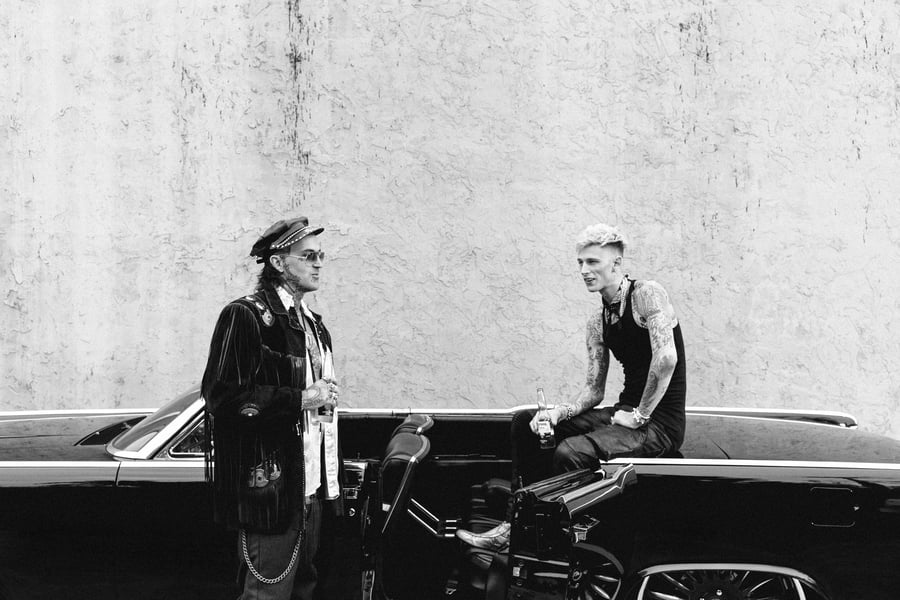 Image of YELAWOLF & MACHINE GUN KELLY  "LUNCH BREAK"