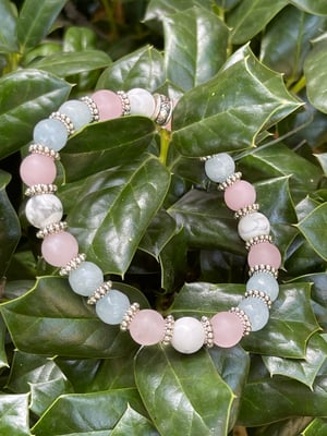 8mm Trans Flag Stretch Bracelet version 2