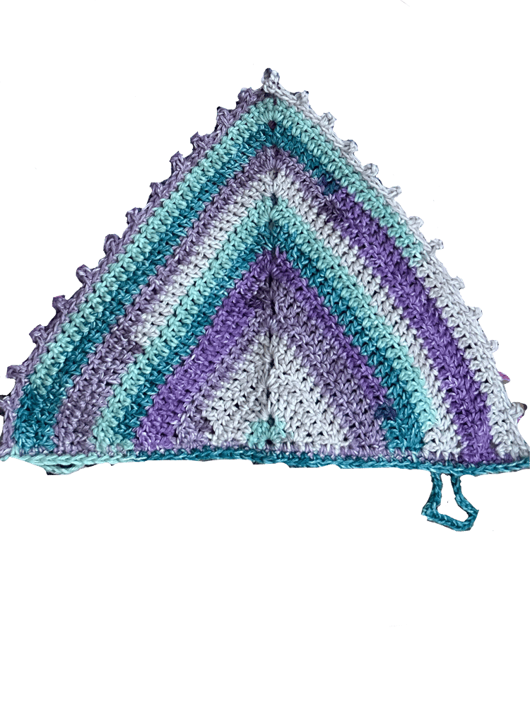 Image of Picot Bandana- Lavender Meadows