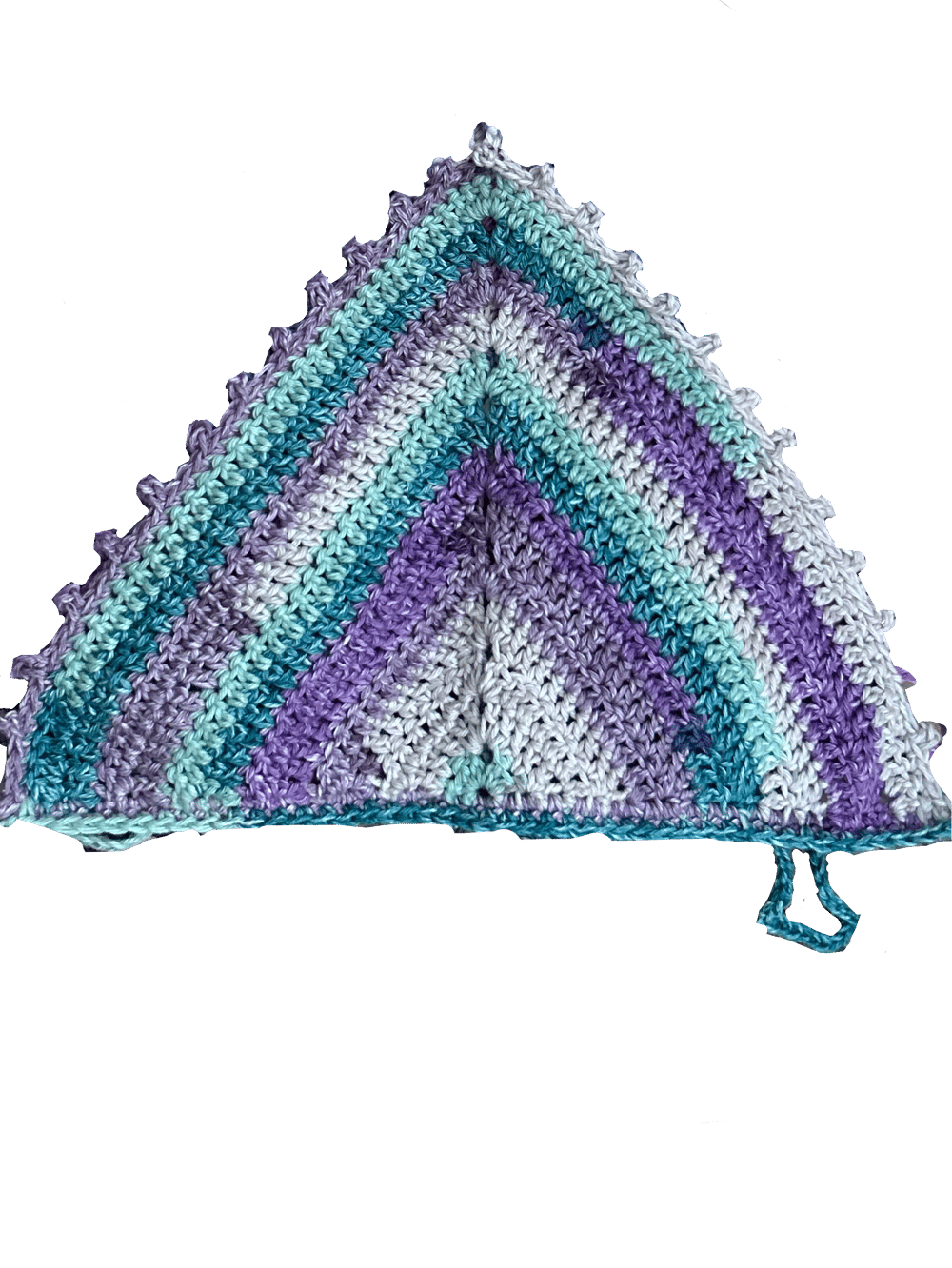 Image of Picot Bandana- Lavender Meadows