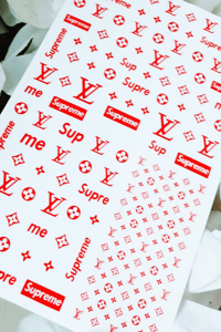 Image 1 of Assorted LV Stickers 