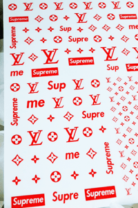 Image 4 of Assorted LV Stickers 