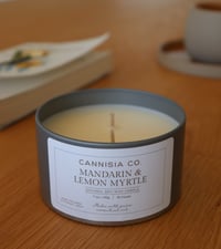 Image 2 of Mandarin & Lemon Myrtle Natural Soy Candle 210g