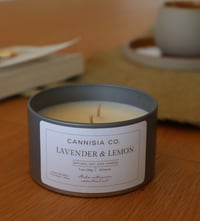 Image 3 of Lavender & Lemon Natural Soy Candle 210g