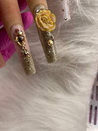 Image 9 of WHITE GOLD BLING ROSE SET 