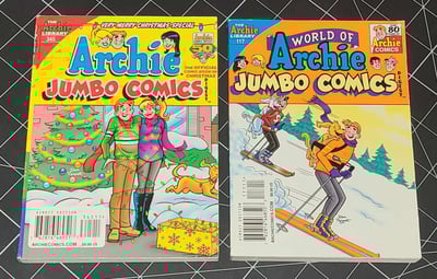 Image of ARCHIE COMICS DIGESTS - JUMBO COMICS! FOUR ISSUES of COMIC BOOK FUN!!