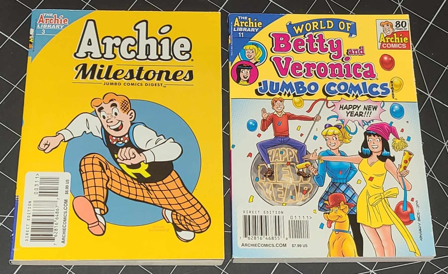 Image of ARCHIE COMICS DIGESTS - JUMBO COMICS! FOUR ISSUES of COMIC BOOK FUN!!