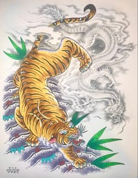 “Tiger & Ghost Dragon” original 