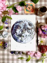 The Moon Prints A4