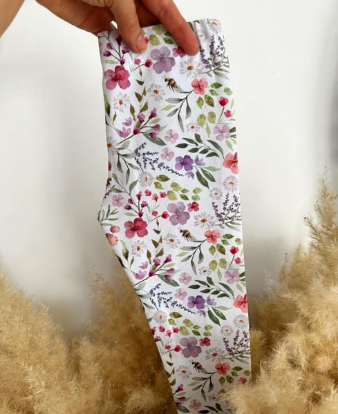 Image of Wild Meadow Floral Leggings/Cycling Shorts 