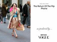 Image 5 of Rose Pink Crystal Embellished Nokia 2660 Flip Phone