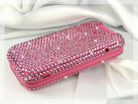 Image 1 of Rose Pink Crystal Embellished Nokia 2660 Flip Phone