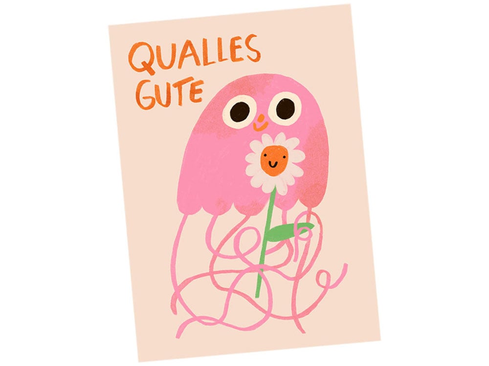 Image of POSTKARTE Qualles Gute