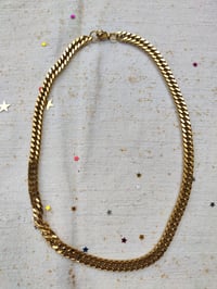 Image 1 of Collana in acciaio dorato