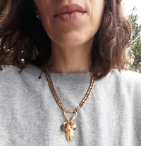 Image 4 of Collana in acciaio dorato