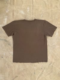 Image 4 of THE REAL MCCOY'S FADED BROWN T-SHIRT (1)