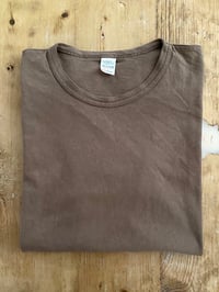 Image 1 of THE REAL MCCOY'S FADED BROWN T-SHIRT (1)