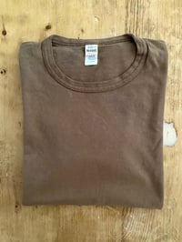 Image 1 of THE REAL MCCOY'S FADED BROWN T-SHIRT (2)