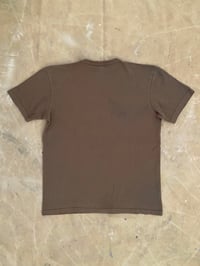 Image 4 of THE REAL MCCOY'S FADED BROWN T-SHIRT (2)