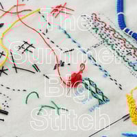 Image 1 of THE SUMMER BIG STITCH | ONLINE WORKSHOP | 15th JUNE 2025