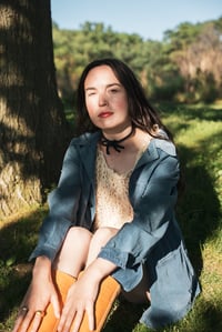 Image 2 of Pembroke Tank (Merino thick & thin spun wool in Natural +more colours)