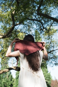 Image 18 of Pelham Hand Knit Kerchief (Merino & Silk)