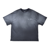 Image 1 of 24/7 basic tee - stone washed grey