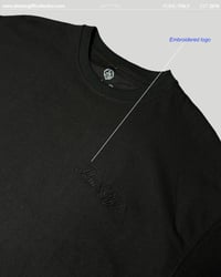 Image 3 of 24/7 basic tee - BLACK