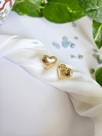 Image 3 of Heart Dome Studs