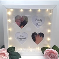 Image 6 of Personalised Engagement Frame,Engagement Gift, LED Engagement Frame