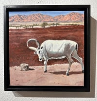 Hybrid Animal in Desert Landscape 