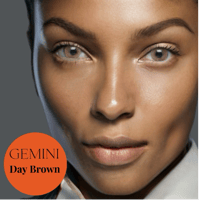 Image 1 of Gemini Brown Contact Lens