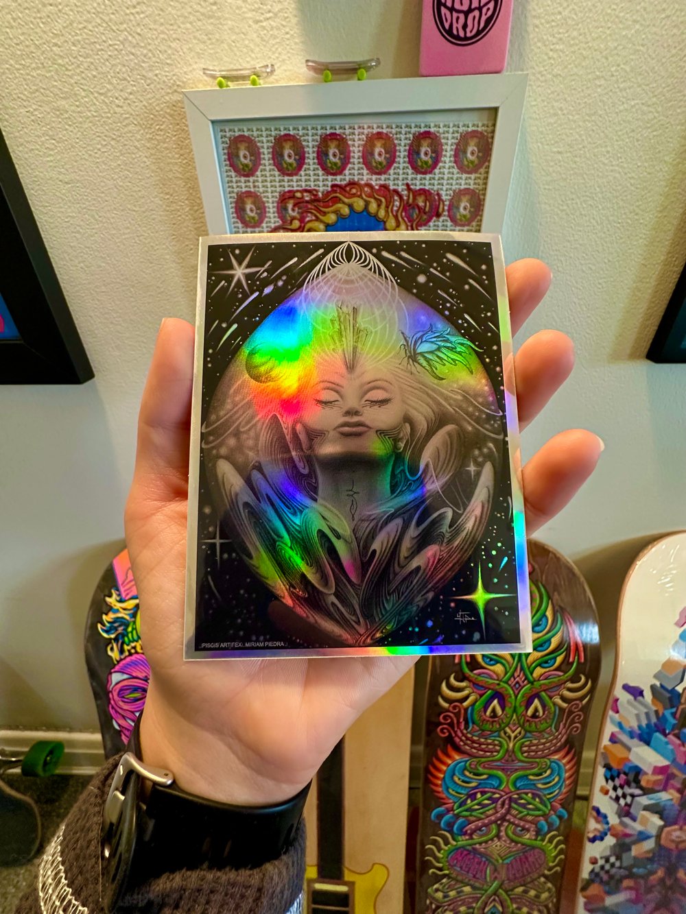 Holographic “Pisces Artifex” Sticker