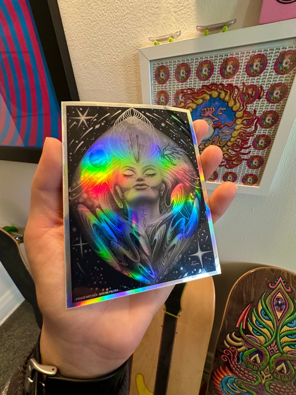 Holographic “Pisces Artifex” Sticker