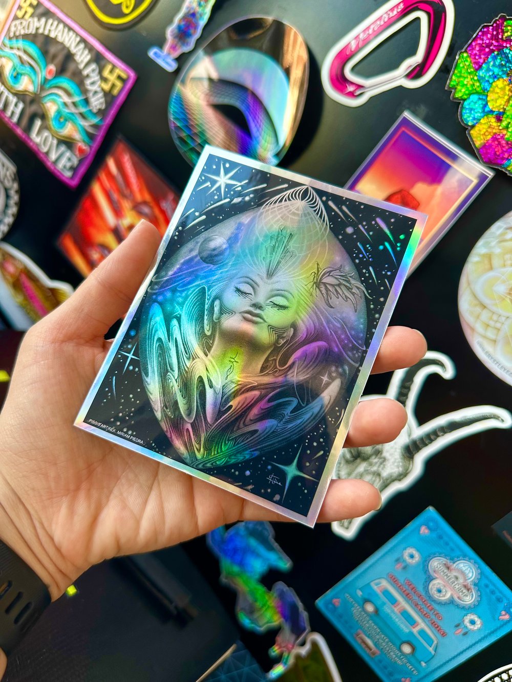 Holographic “Pisces Artifex” Sticker