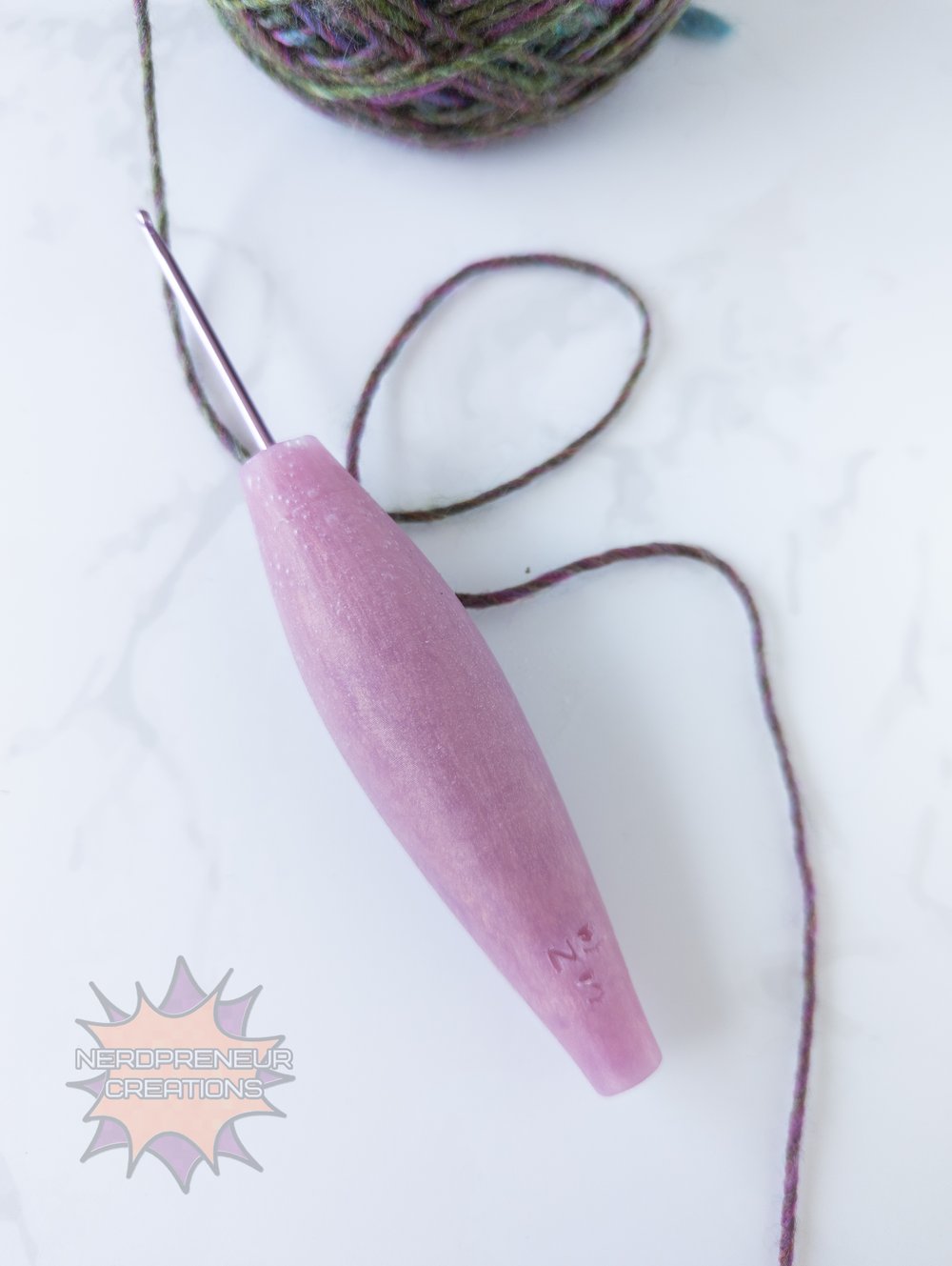 Image of Squishy Grip Choose Your Own Adventure Sleek 2.0 Interchangeable Silicone Crochet Hook Grip