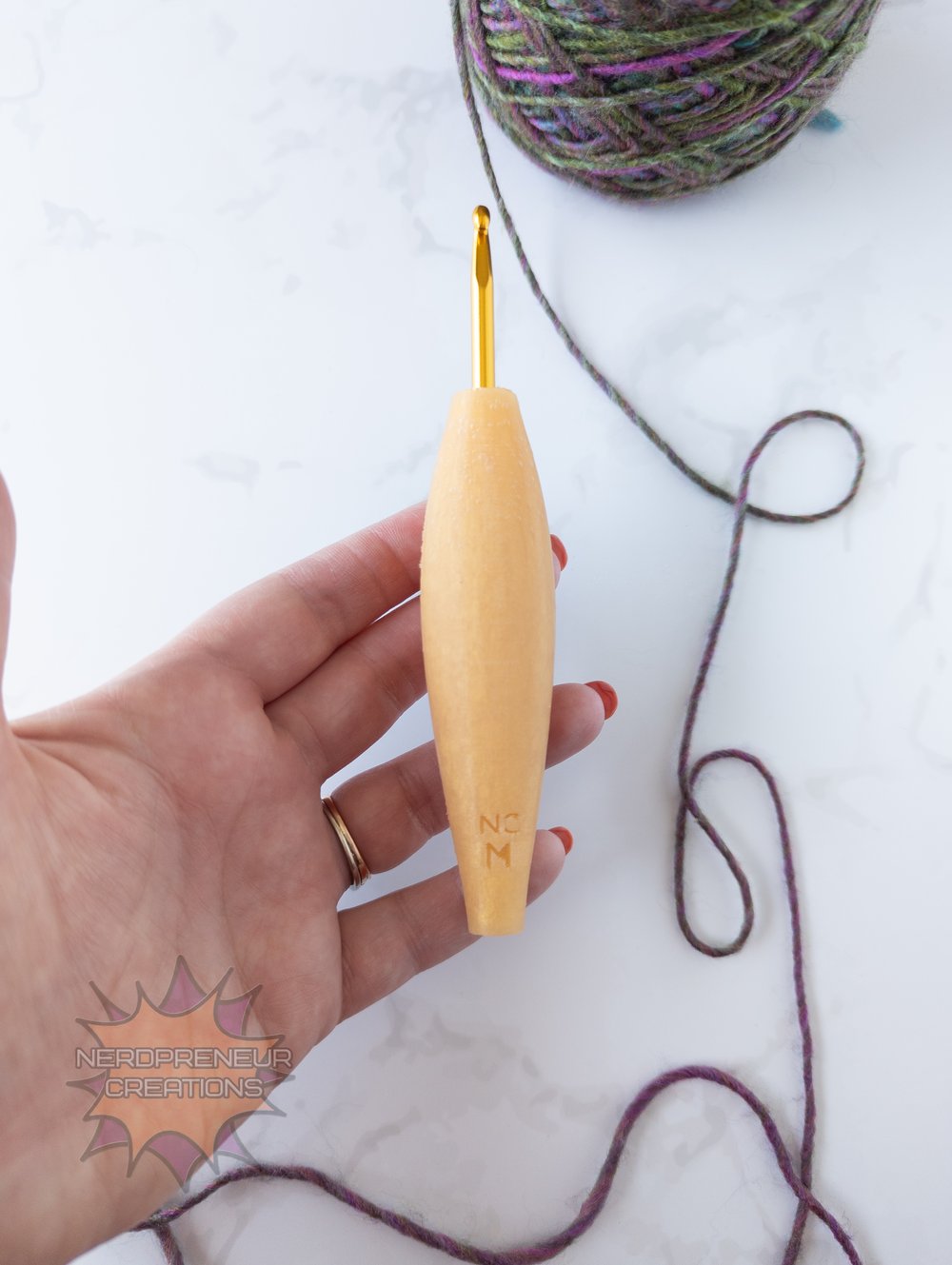 Image of Squishy Grip Choose Your Own Adventure Sleek 2.0 Interchangeable Silicone Crochet Hook Grip