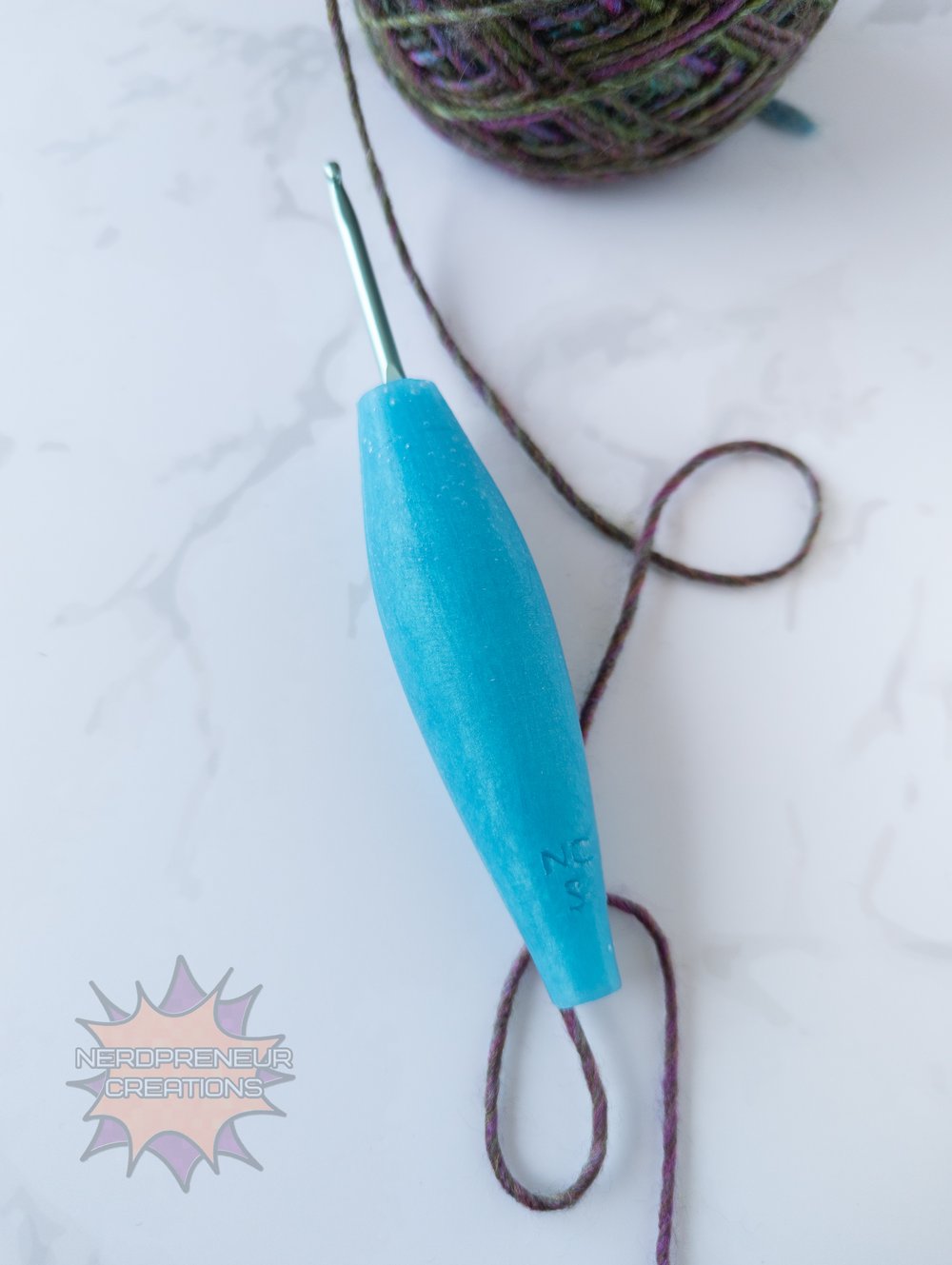 Image of Squishy Grip Choose Your Own Adventure Sleek 2.0 Interchangeable Silicone Crochet Hook Grip