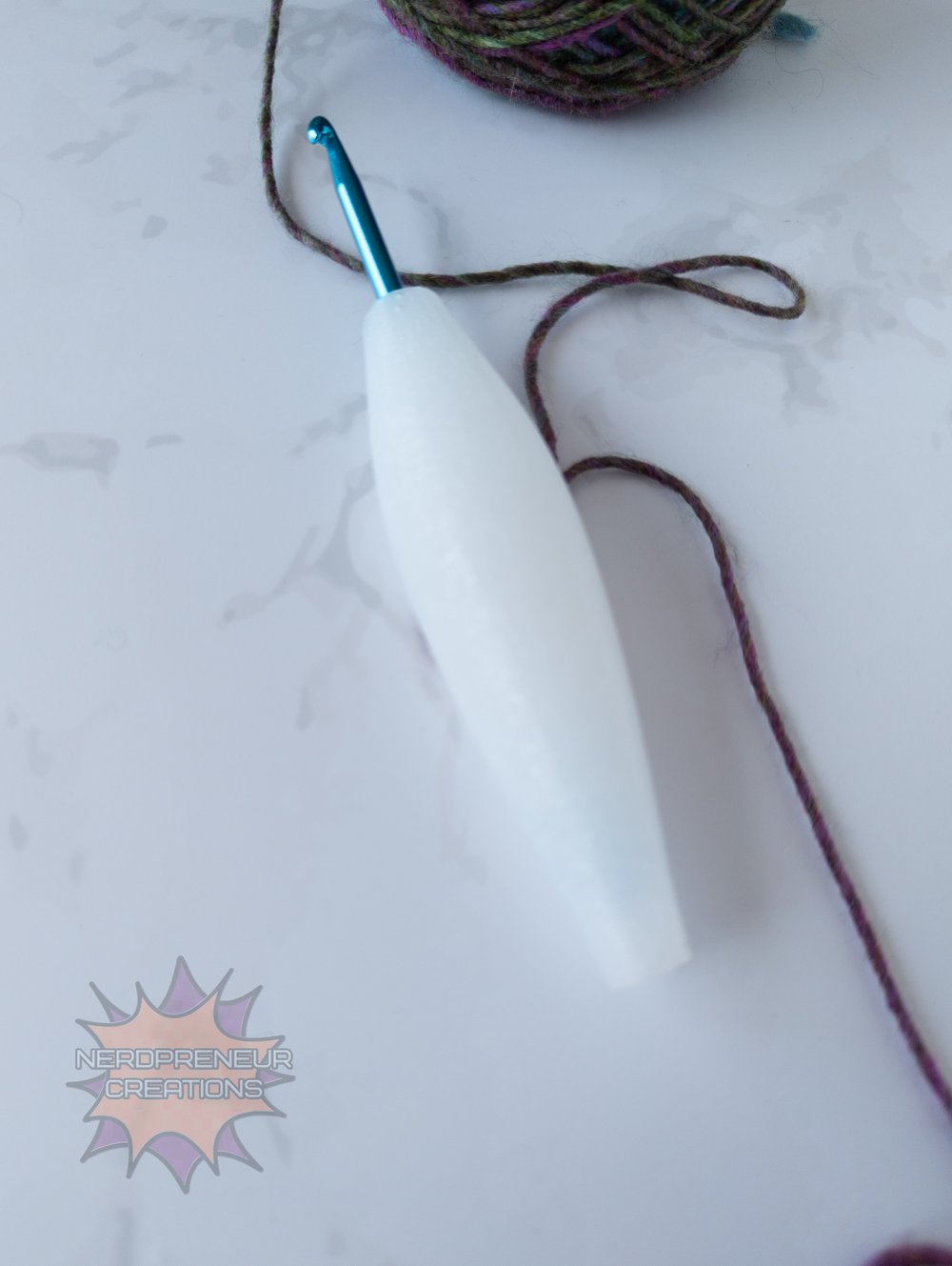 Image of Squishy Grip Choose Your Own Adventure Sleek 2.0 Interchangeable Silicone Crochet Hook Grip