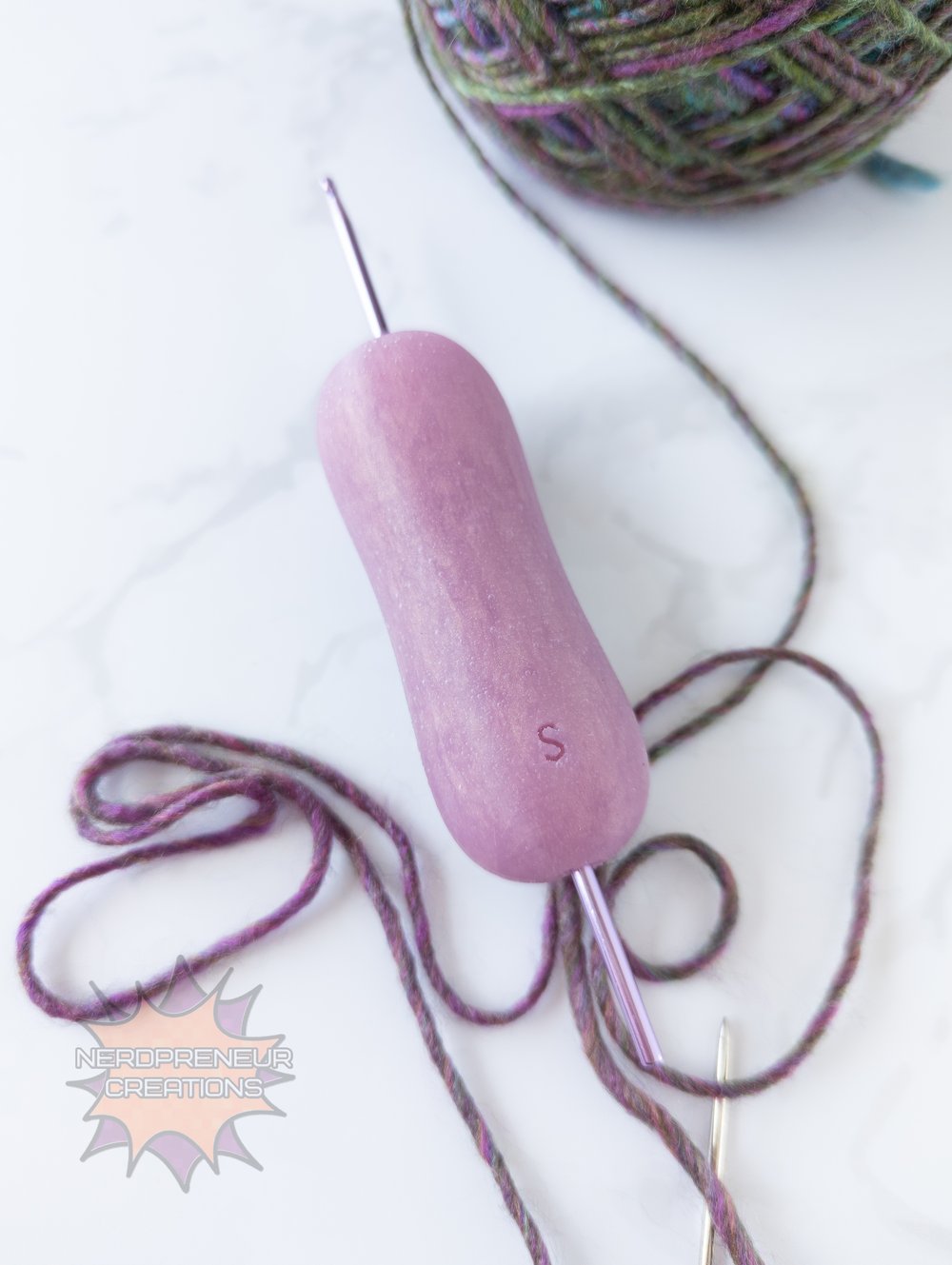 Image of Squishy Grip Choose Your Own Adventure Pencil Wide Interchangeable Silicone Crochet Hook Grip