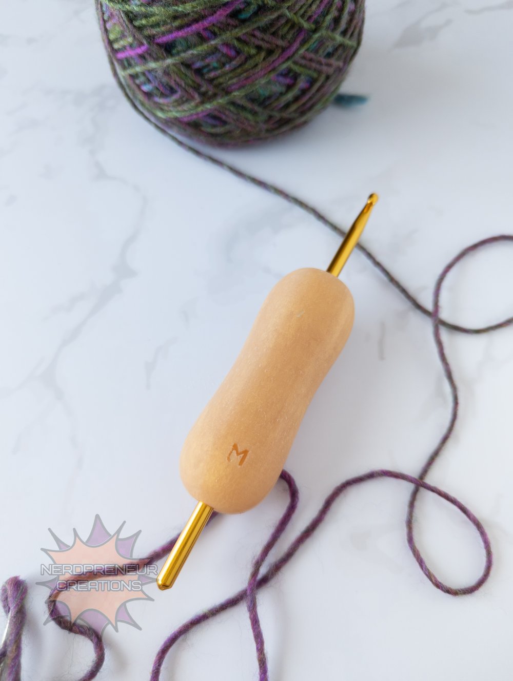 Image of Squishy Grip Choose Your Own Adventure Pencil Wide Interchangeable Silicone Crochet Hook Grip