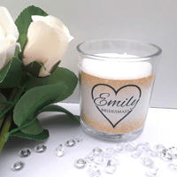 Personalised Bridesmaid candle, Bridesmaid gift, Candle gift