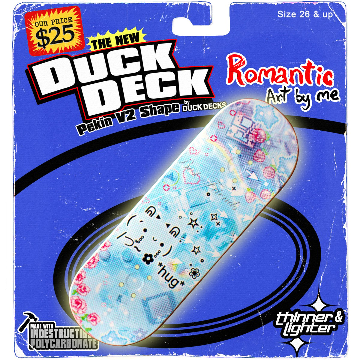 Duck Deck - Ascii Hug (26mm-34mm)