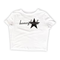 Women’s White “Tefdones” Baby Tee
